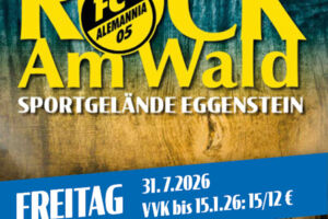 ROCK Am Wald 2026 - mit den Headlinern Alex im Westerland und andere